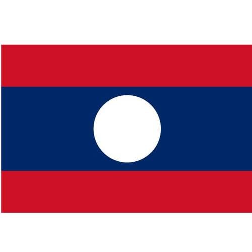 Wektor flaga Laosu