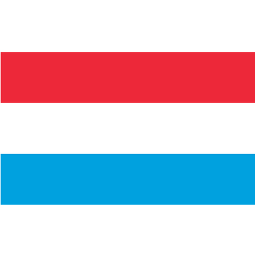 Vektor Flagge Luxemburgs