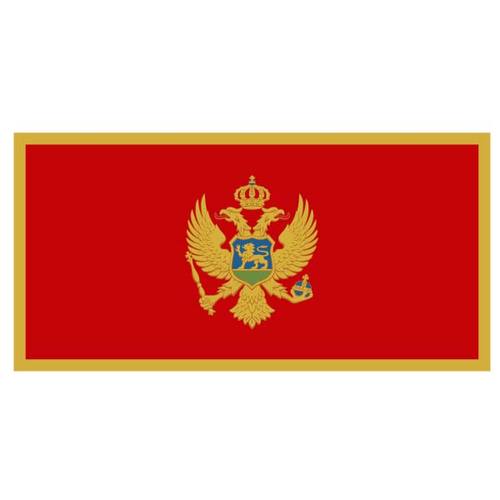 Vector bandera de Montenegro