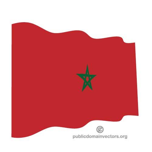 Vector bandera marroquÃ­