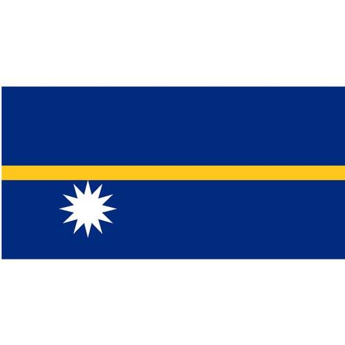 Flagge der Republik Nauru