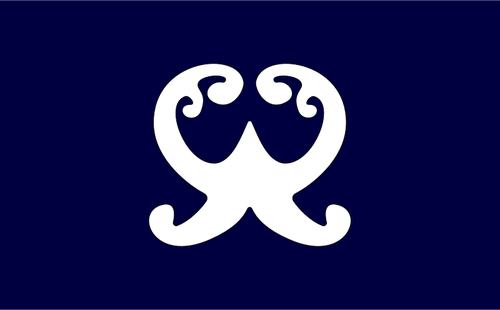 Vlag van Oshima, Fukuoka