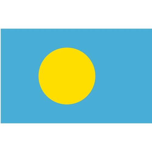 Vector bandeira de Palau