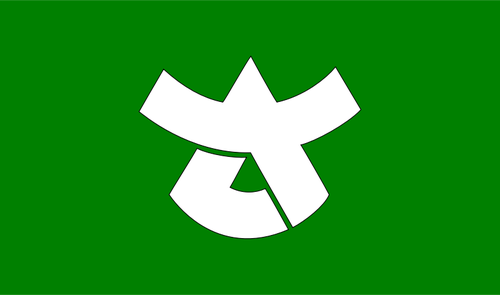 Vlag van Sasaguri, Fukuoka