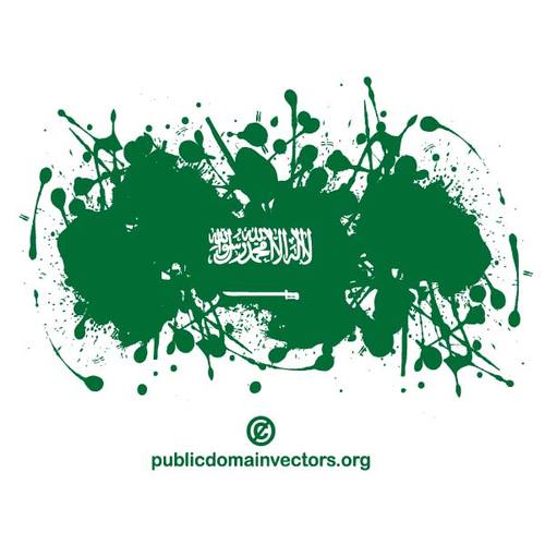 BlÃ¤ck sprut i fÃ¤rger av Saudiarabien sjunker