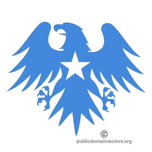 Vlag van SomaliÃ« in eagle vorm