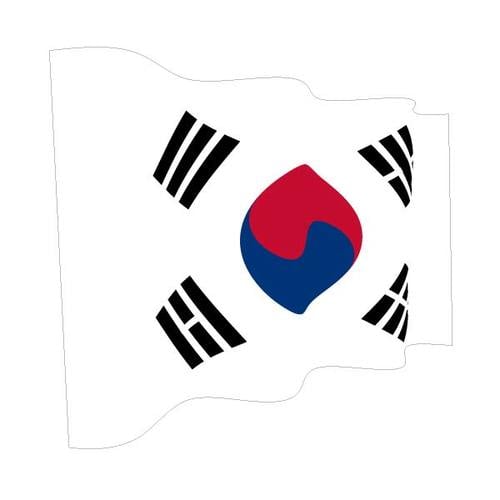 VÃ¥gig flagga Sydkorea