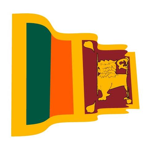 DalgalÄ± Sri Lanka bayraÄŸÄ±