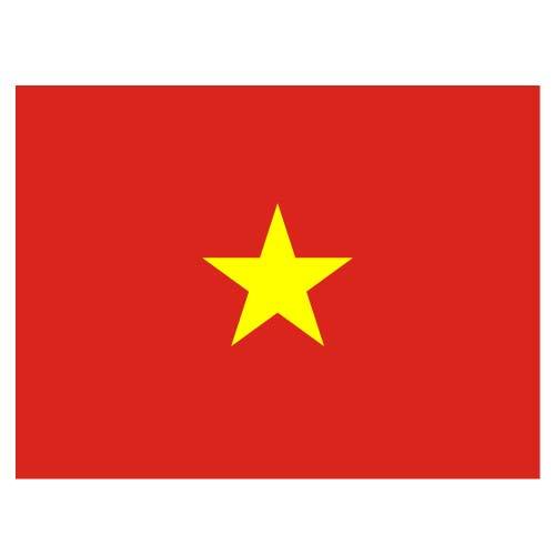 Vector de la bandera vietnamita