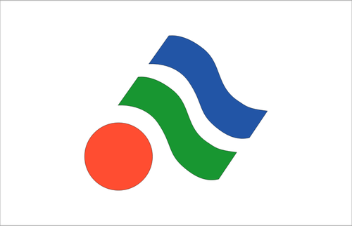 Bandeira de Yawatahama, Ehime