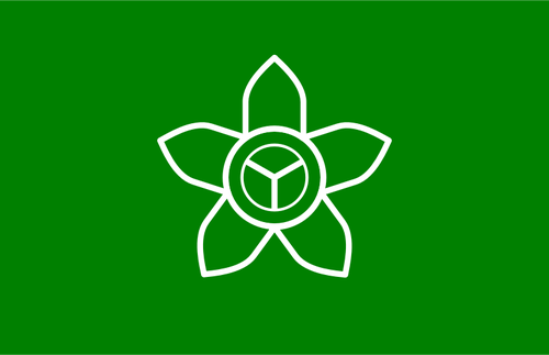 Vlajka Yoshida, Ehime