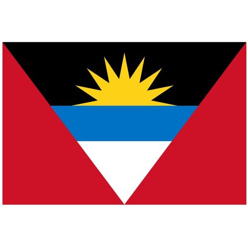 Bandiera vettoriale di Antigua e Barbuda