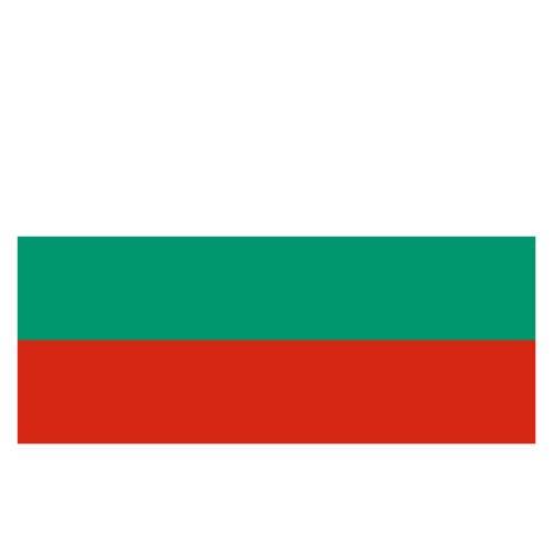 Vektor flagga Bulgarien