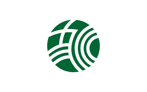 OfficiÃ«le vlag van voormalige Kamikawa vector graphics