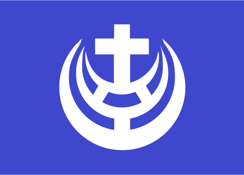 Vlag van Jushiyama, Aichi