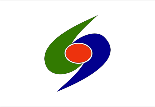 Flagge von Kumakogen, Ehime