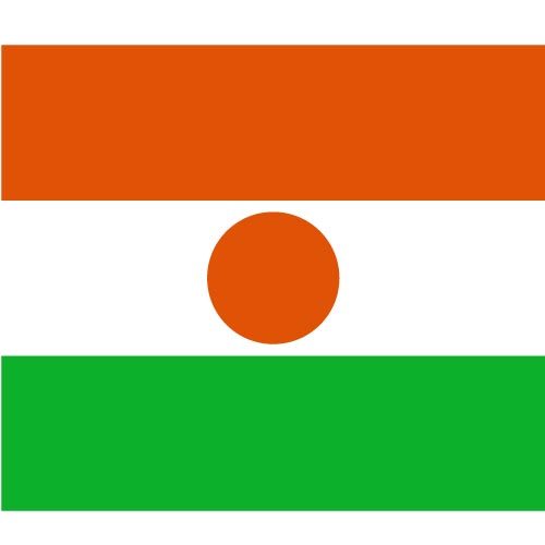 Bandiera vettoriale del Niger