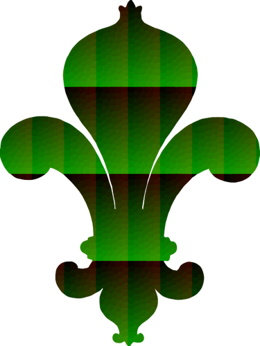 Vector de la imagen de flor de loto estilizada