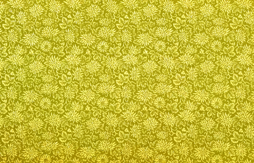 Motif fleuri jaune