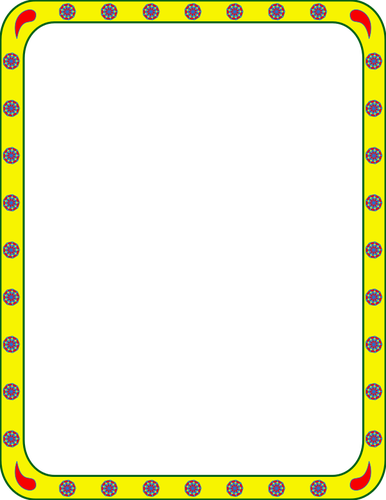 Vector afbeelding van frame met afgeronde hoeken