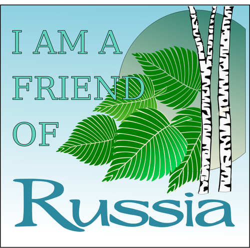 Imagine vectorialÄƒ a verde nirchl pe Rusia poster