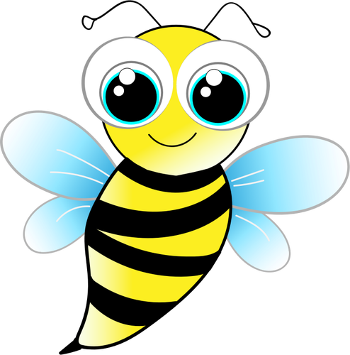 Bee met grote ogen