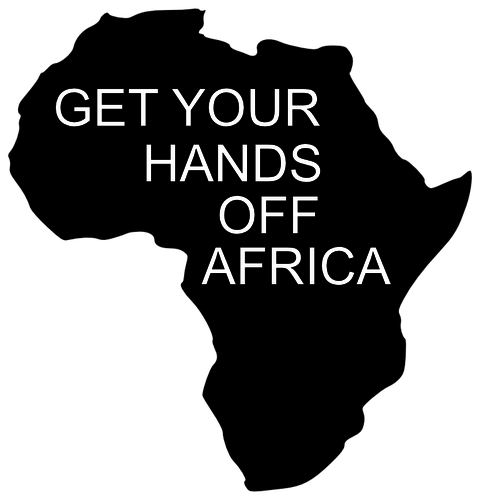 Ottenere le mani dalla grafica vettoriale Africa