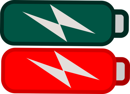 Icono de baterÃ­a rojo