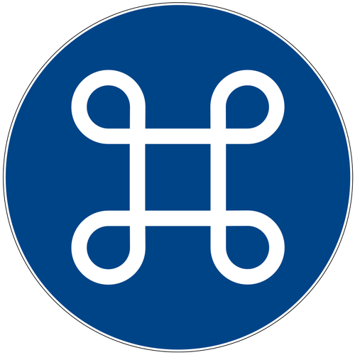 Simbol loop tertutup sistem