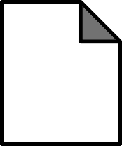 ObecnÃ½ dokument ikonu Vektor Klipart