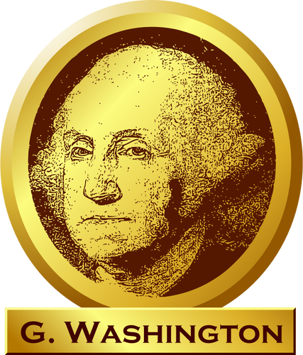 George Washington "anma" iÅŸareti vektÃ¶r gÃ¶rÃ¼ntÃ¼