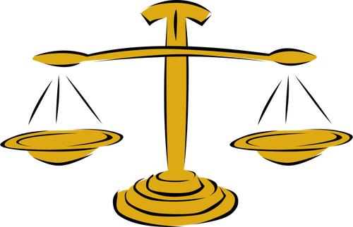 Imagem de vetor de escala de equilÃ­brio