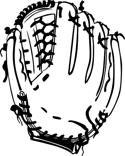 Vektor-Grafiken-Baseball-Handschuh