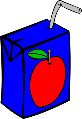 Apple juice pole wektor