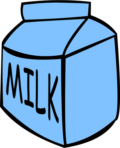 Vecteur de conteneur boÃ®te lait