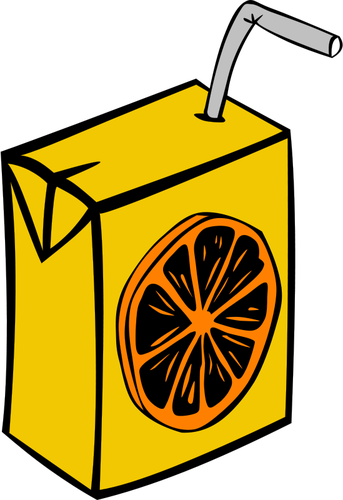 Portakal suyu kutusu vektÃ¶r