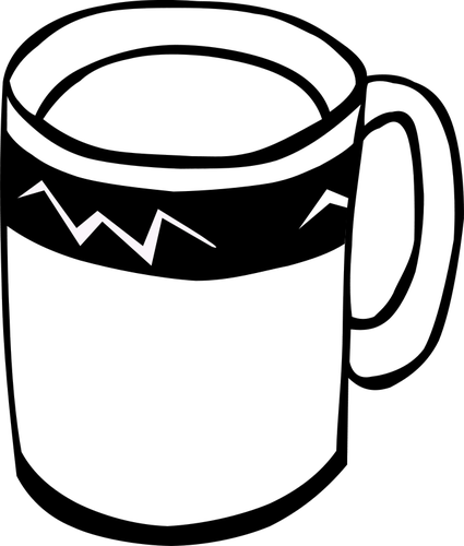 Grafika wektorowa filiÅ¼anki kawy lub herbaty
