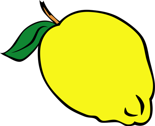 Limon veya limon vektÃ¶r yansÄ±ma yaprak