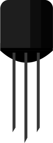 Immagine vettoriale transistor elettronici
