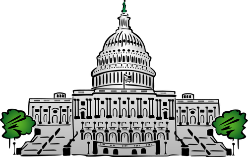 Vector de constructii Capitol SUA