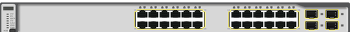 Gigabit Ethernet warstwy 3 przeÅ‚Ä…cznik wektor clipart
