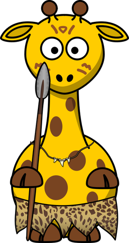 IlustraÅ£ia vectorialÄƒ sÄƒlbatic tigru girafa