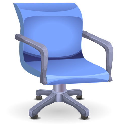 Cadeira de escritÃ³rio azul