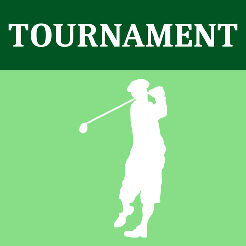 VektÃ¶r Ã§izim Golf TurnuvasÄ± logosu