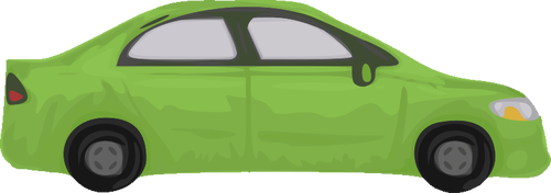 Imagine vectorialÄƒ auto verde
