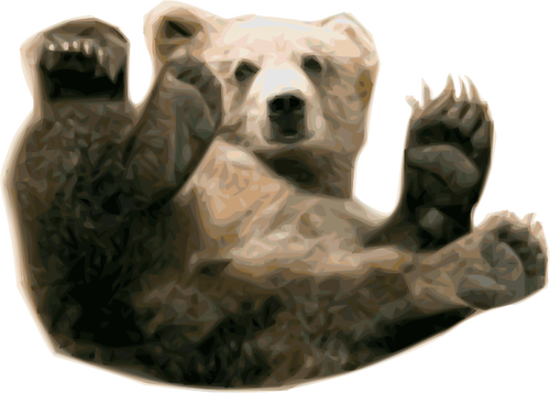 MedvÄ›d grizzly vektorovÃ½ obraz