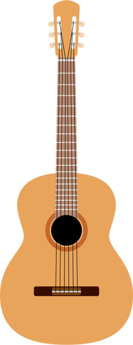 Grafika wektorowa instrument muzyczny gitara