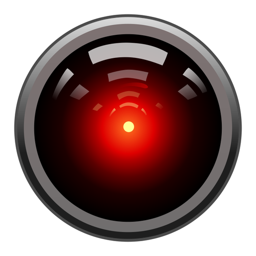 FÃ¤rg vektorbild av HAL9000