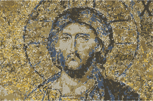 Hagia Sophia mozaic de Isus Hristos
