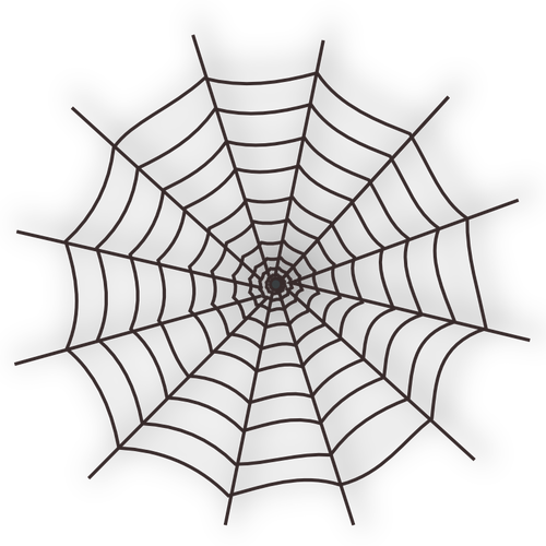 Vektor-Illustration von Spinnennetz